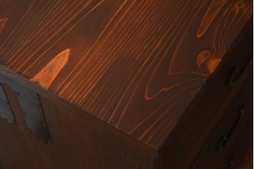 アンティーク家具　天板・脚付き!和製アンティークの衣装箪笥ローボード(ローチェスト)(1)