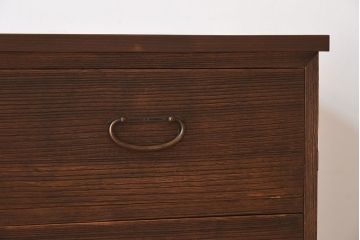 アンティーク家具　天板・脚付き!和製アンティークの衣装箪笥ローボード(ローチェスト)(1)