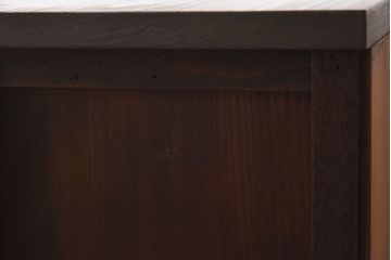アンティーク家具　和製アンティーク　引き戸がおしゃれなガラス戸棚