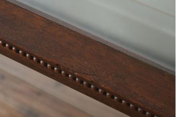 アンティーク家具　大正ロマン 引き出し付き!薄型 和製アンティークガラスケース