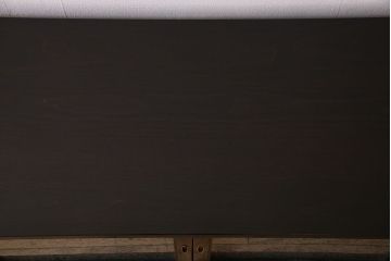 アンティーク家具　古民具・骨董　明治期　六尺　台輪付き!結霜ガラス引き戸の大川箪笥サイドボード(水屋箪笥)