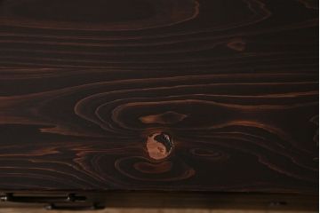 アンティーク家具　檜天板!鉄脚付　シックな味わいのアンティーク箪笥ローボード