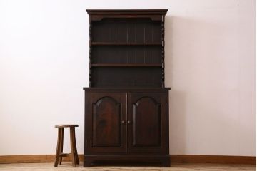 ビンテージ　松本民芸家具　#36型　皿棚(カップボード)