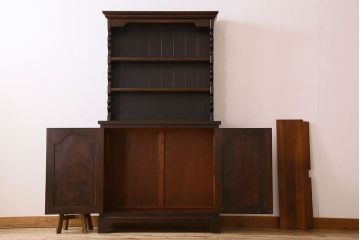 ビンテージ　松本民芸家具　#36型　皿棚(カップボード)