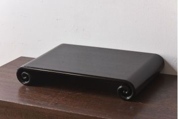 アンティーク家具　アンティーク　唐木製　上品な巻き花台(飾り台)
