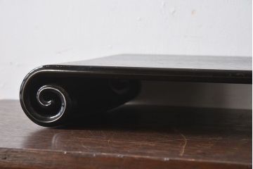 アンティーク家具　アンティーク　唐木製　上品な巻き花台(飾り台)
