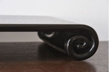 アンティーク家具　アンティーク　唐木製　上品な巻き花台(飾り台)
