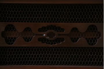 アンティーク家具　明治期　四尺　古民具・骨董　水屋箪笥ローボード(テレビ台、キャビネット、収納棚)