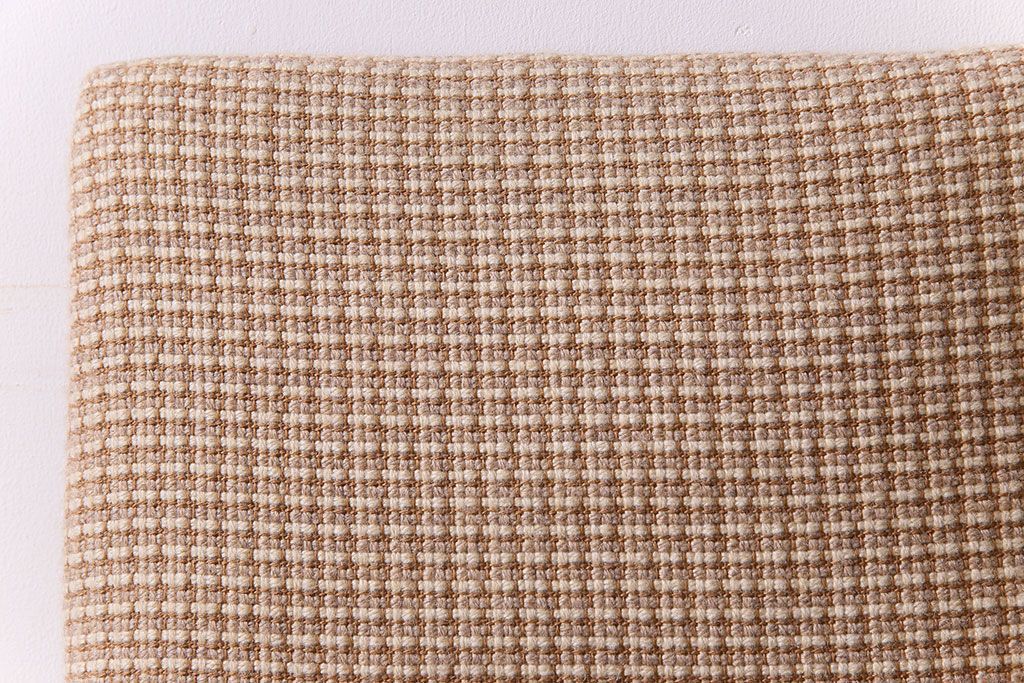 アンティーク家具　シンプルなアンティークチェア(布座面・ファブリック)(2)