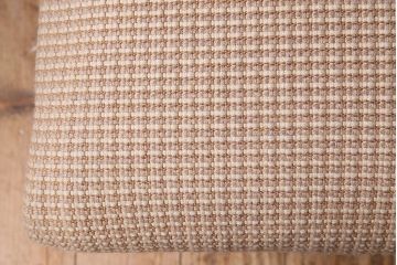 アンティーク家具　シンプルなアンティークチェア(布座面・ファブリック)(2)