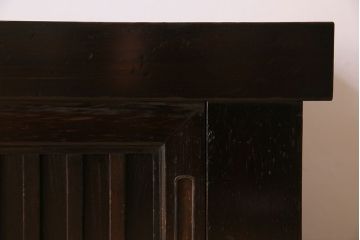 アンティーク家具　明治大正期　四尺　古民具・骨董　水屋箪笥ローボード(テレビ台、キャビネット、収納棚)