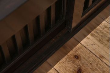 アンティーク家具　明治大正期　四尺　古民具・骨董　水屋箪笥ローボード(テレビ台、キャビネット、収納棚)