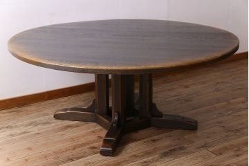 中古　高級品　飛騨産業　PROVINCIAL(プロヴィンシャル・プロビンシャル)　キツツキ　絶版　ラウンドテーブル(ダイニングテーブル)