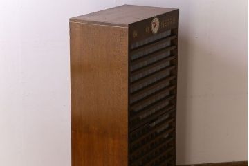 レトロ家具　昭和レトロ　古い木製のアンティーク糸ケース(引き出し)