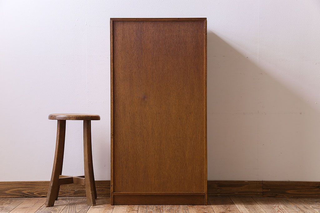 レトロ家具　昭和レトロ　古い木製のアンティーク糸ケース(引き出し)