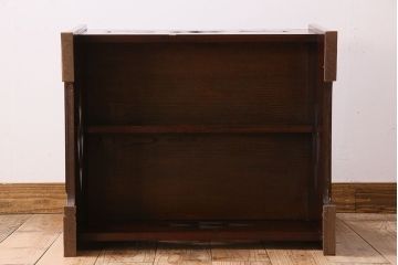 中古　民芸家具風デザイン　座敷椅子(座イス)(1)