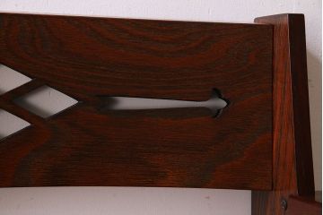 中古　民芸家具風デザイン　座敷椅子(座イス)(2)