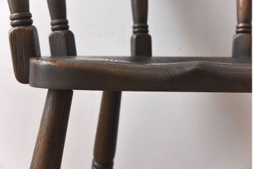 中古　高級品　飛騨産業　PROVINCIAL(プロヴィンシャル・プロビンシャル)　キツツキ　スモーカーズボウ(アームチェア)(1)(定価約18万円)