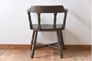 中古　高級品　飛騨産業　PROVINCIAL(プロヴィンシャル・プロビンシャル)　キツツキ　スモーカーズボウ(アームチェア)(2)(定価約18万円)