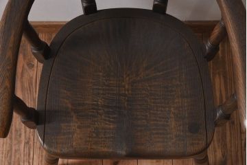 中古　高級品　飛騨産業　PROVINCIAL(プロヴィンシャル・プロビンシャル)　キツツキ　スモーカーズボウ(アームチェア)(3)(定価約18万円)