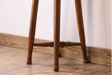 レトロ家具　和製アンティーク　シンプルレトロな丸型スツール