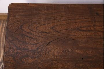 アンティーク家具　ジャンク品　天板一枚板! シンプルなデザイン　和製アンティークの座卓