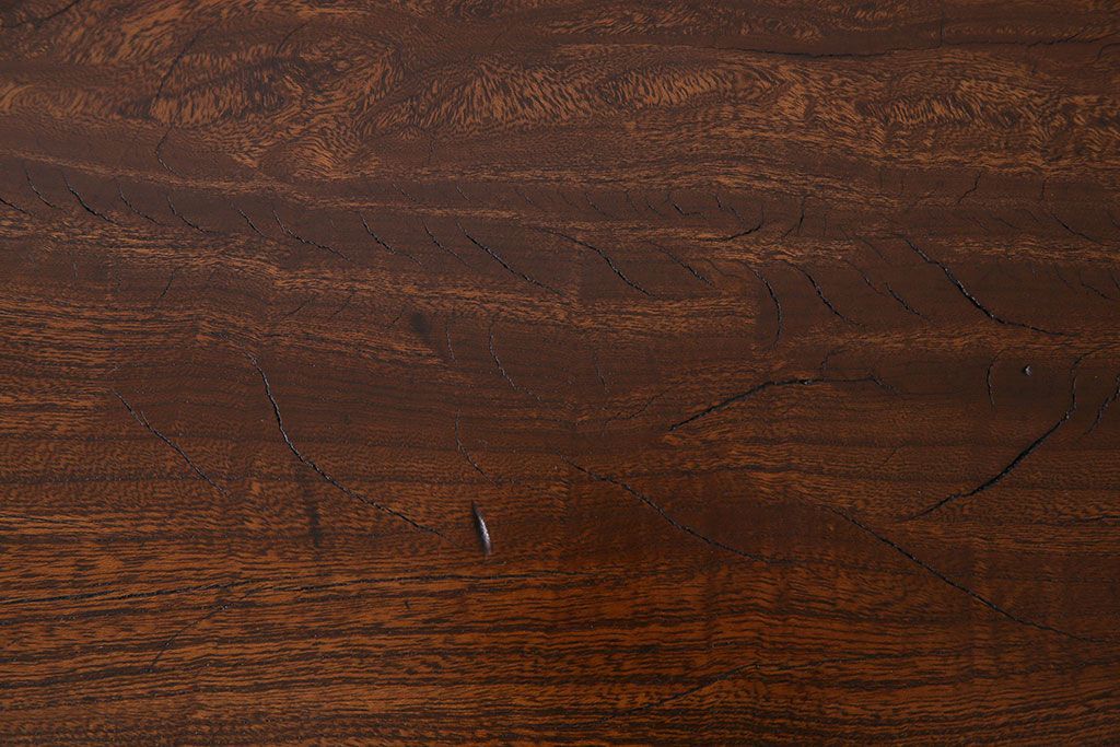 アンティーク家具　ジャンク品　天板一枚板! シンプルなデザイン　和製アンティークの座卓