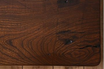アンティーク家具　ジャンク品　天板一枚板! シンプルなデザイン　和製アンティークの座卓