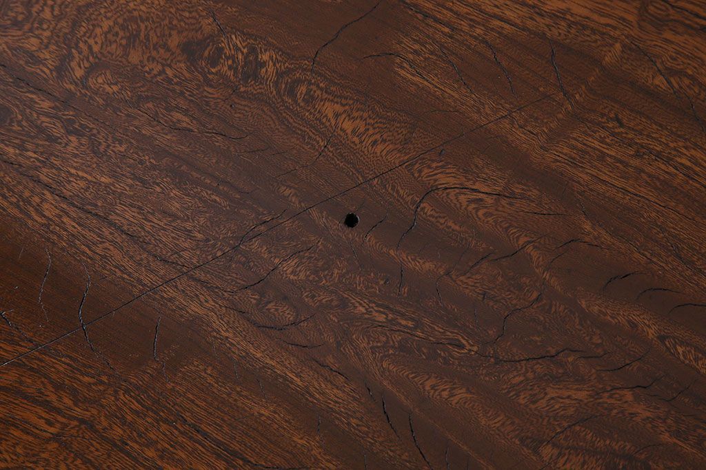 アンティーク家具　ジャンク品　天板一枚板! シンプルなデザイン　和製アンティークの座卓