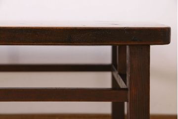 アンティーク家具　ジャンク品　天板一枚板! シンプルなデザイン　和製アンティークの座卓