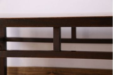 アンティーク家具　ジャンク品　天板一枚板! シンプルなデザイン　和製アンティークの座卓