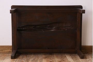 アンティーク家具　ジャンク品　天板一枚板! シンプルなデザイン　和製アンティークの座卓