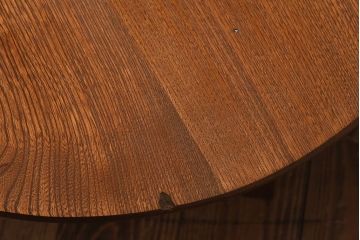 レトロ家具　昭和レトロ　栓材製! 折り畳み式 丸型のアンティークちゃぶ台