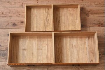レトロ家具　和製アンティーク　レトロなデザインの茶箪笥