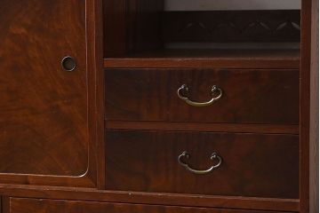 レトロ家具　和製アンティーク　レトロなデザインの茶箪笥