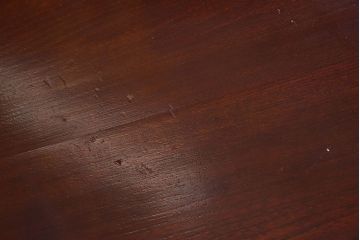 レトロ家具　和製アンティーク　レトロなデザインの栓材製丸ちゃぶ台