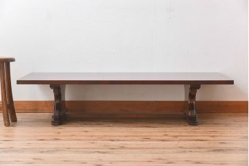 中古　松本民芸家具　F型座卓(机)(定価約26万7千円)