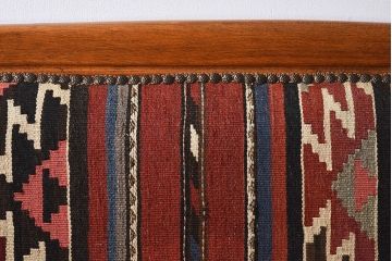 中古　キリム座面の二人掛けソファ(定価約30万円)