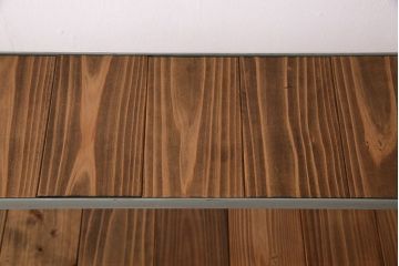 ラフジュ工房オリジナル　おしゃれなアイアンフレームのディスプレイラック(陳列棚・飾り棚)