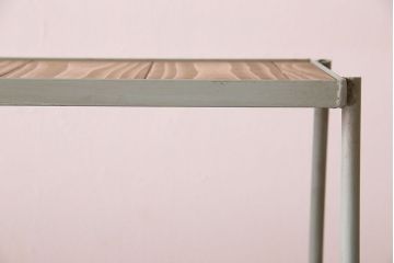 ラフジュ工房オリジナル　おしゃれなアイアンフレームのディスプレイラック(陳列棚・飾り棚)