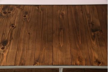 ラフジュ工房オリジナル　おしゃれなアイアンフレームのディスプレイラック(陳列棚・飾り棚)