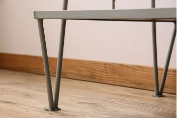 ラフジュ工房オリジナル　おしゃれなアイアンフレームのディスプレイラック(陳列棚・飾り棚)