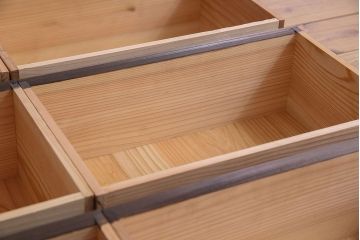 アンティーク家具　和製アンティーク　引き出し付き!カウンター型ガラスケース(カウンターテーブル)(1)