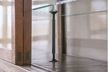 アンティーク家具　和製アンティーク　引き出し付き!カウンター型ガラスケース(カウンターテーブル)(1)