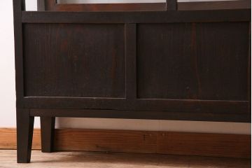 アンティーク家具　和製アンティーク　引き出し付き!カウンター型ガラスケース(カウンターテーブル)(1)