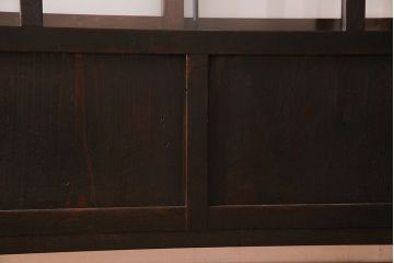 アンティーク家具　和製アンティーク　引き出し付き!カウンター型ガラスケース(カウンターテーブル)(1)