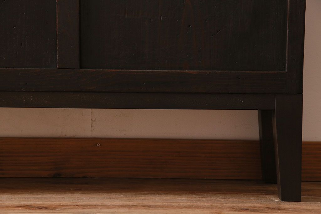 アンティーク家具　和製アンティーク　引き出し付き!カウンター型ガラスケース(カウンターテーブル)(1)