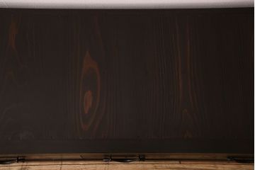 アンティーク家具　古民具・骨董　5杯引き出し!六尺　上品な水屋箪笥ローボード(テレビ台、キャビネット、収納棚)