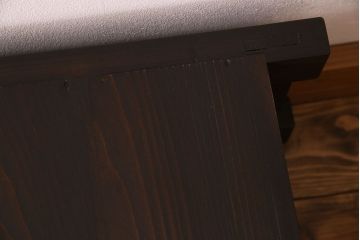 アンティーク家具　古民具・骨董　5杯引き出し!六尺　上品な水屋箪笥ローボード(テレビ台、キャビネット、収納棚)