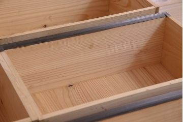 アンティーク家具　和製アンティーク　引き出し付き!カウンター型ガラスケース(カウンターテーブル)(2)